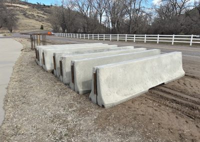 Concrete Jersey Barriers 104