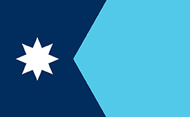 Jersey Barriers Minnesota Flag